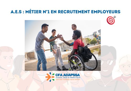 Le métier d'Accompagnant.e Educatif.ve et Social.e : N°1 chez les employeurs